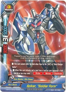 Image for Spiker, "Soldier Form" (Buddy Rave) (D-BT01A-EB02/0034EN) - Future Card BuddyFight