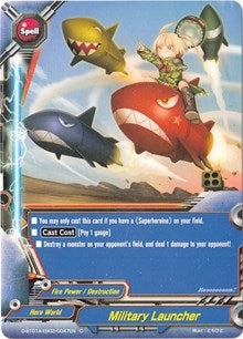 Image for Military Launcher (Buddy Rave) (D-BT01A-EB02/0047EN) - Future Card BuddyFight