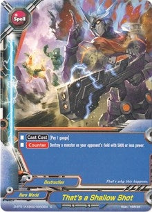 Image for That's a Shallow Shot (Buddy Rave) (D-BT01A-EB02/0050EN) - Future Card BuddyFight