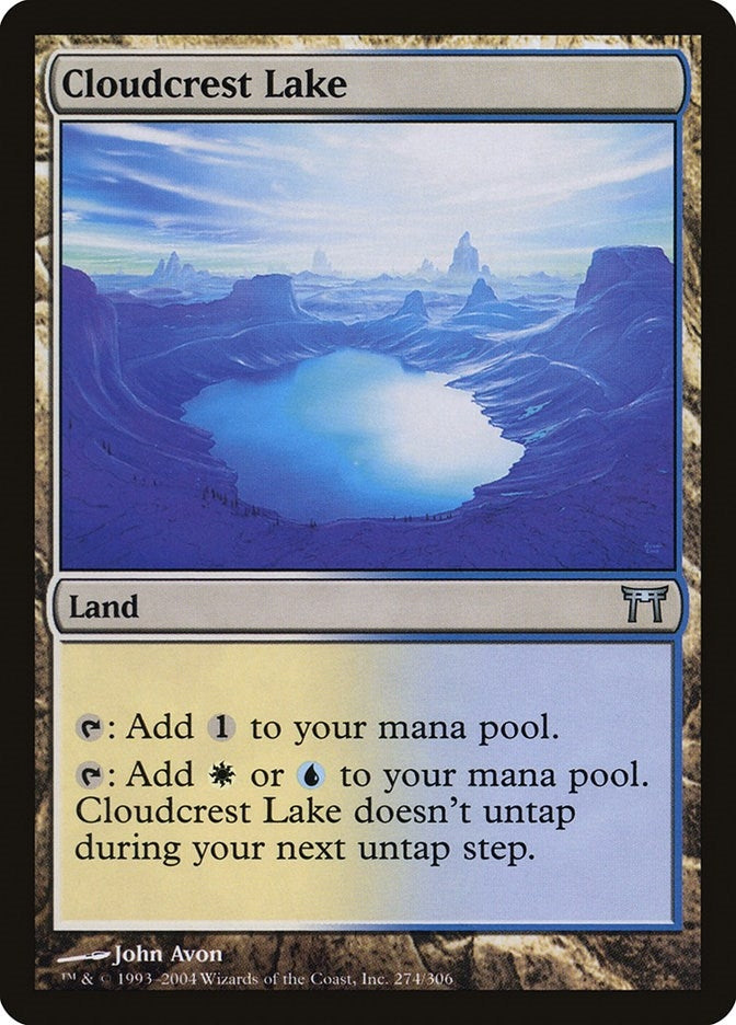 Image for Cloudcrest Lake (Champions of Kamigawa) (274) - Magic: The Gathering