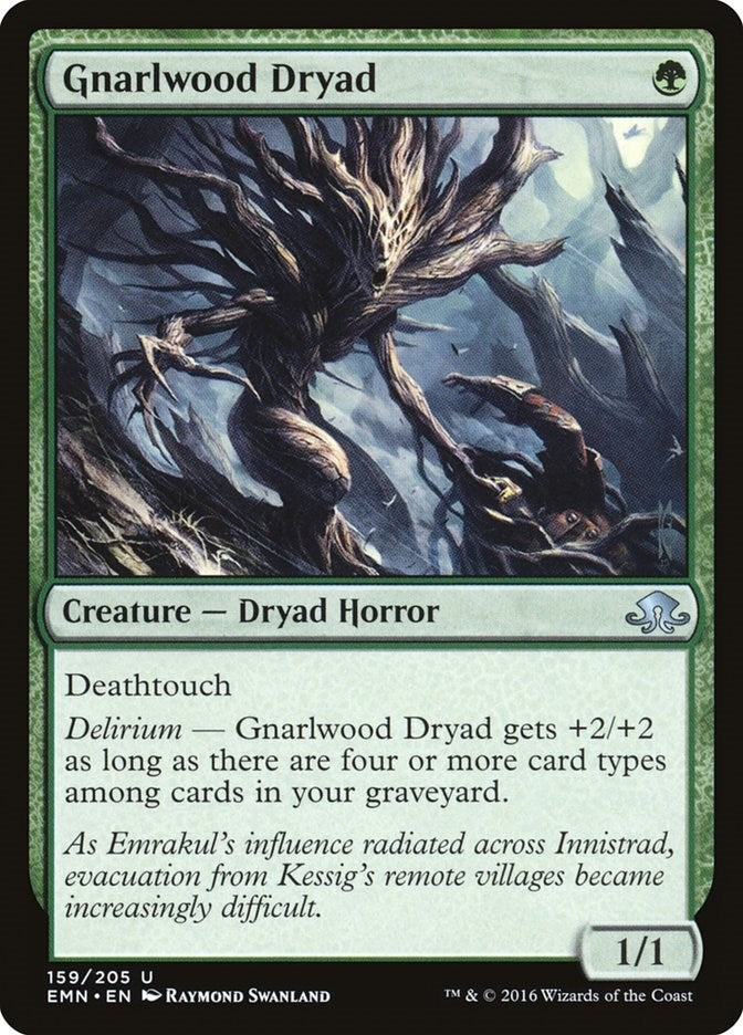 Image for Gnarlwood Dryad (Eldritch Moon) (159) - Magic: The Gathering