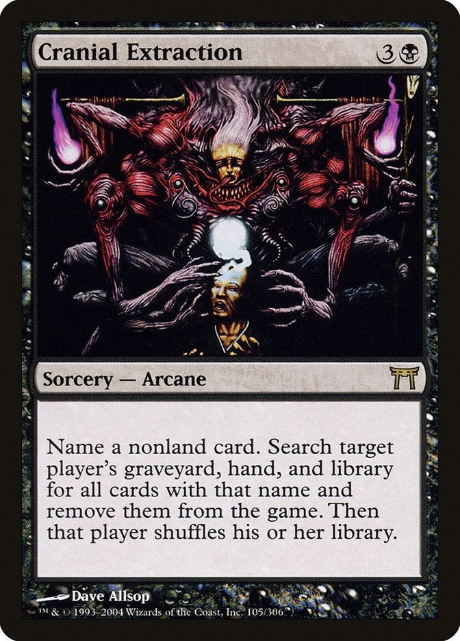 Image for Cranial Extraction (Champions of Kamigawa) (105) - Magic: The Gathering