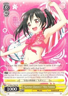Image for "Summer Glances" Nico Yazawa (Love Live! Vol. 2) (LL/W36-TE03 TD) - Weiss Schwarz