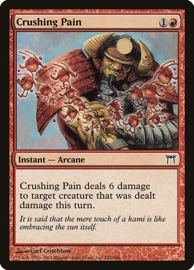 Image for Crushing Pain (Champions of Kamigawa) (162) - Magic: The Gathering
