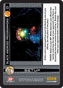 Image for Black Android Programming (Panini: Vengeance) (C1) - Dragon Ball Z TCG