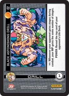 Image for Black Astonishing Drill (Panini: Vengeance) (C2) - Dragon Ball Z TCG