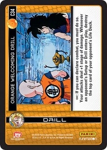 Image for Orange Welcoming Drill (Panini: Vengeance) (C34) - Dragon Ball Z TCG