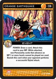 Image for Orange Earthquake (Panini: Vengeance) (C36) - Dragon Ball Z TCG