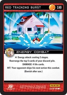 Image for Red Training Burst (Panini: Vengeance) (C49) - Dragon Ball Z TCG