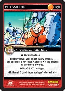 Image for Red Wallop (Panini: Vengeance) (C50) - Dragon Ball Z TCG