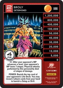 Image for Broly - Determined (Panini: Vengeance) (U66) - Dragon Ball Z TCG