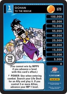 Image for Gohan - To The Rescue (Panini: Vengeance) (U73) - Dragon Ball Z TCG