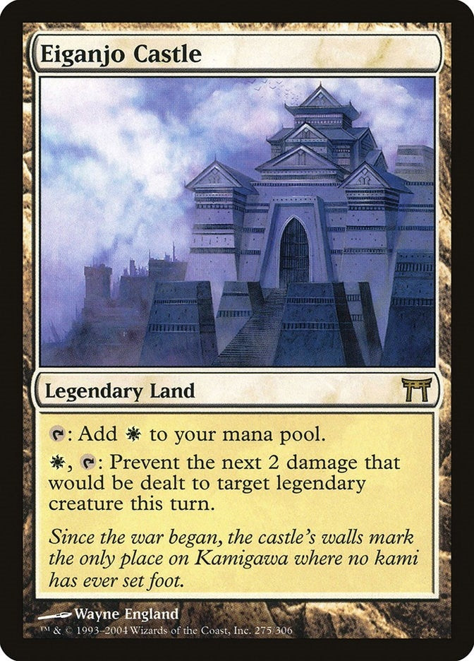 Image for Eiganjo Castle (Champions of Kamigawa) (275) - Magic: The Gathering