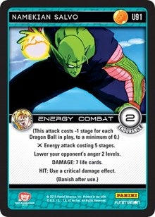 Image for Namekian Salvo (Panini: Vengeance) (U91) - Dragon Ball Z TCG