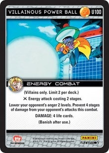 Image for Villainous Power Ball (Panini: Vengeance) (U100) - Dragon Ball Z TCG