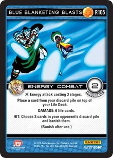 Image for Blue Blanketing Blasts (Panini: Vengeance) (R105) - Dragon Ball Z TCG