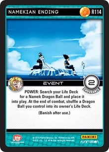 Image for Namekian Ending (Panini: Vengeance) (R114) - Dragon Ball Z TCG
