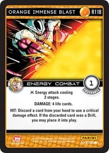 Image for Orange Immense Blast (Panini: Vengeance) (R118) - Dragon Ball Z TCG