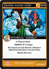 Image for Orange Sword Chop (Panini: Vengeance) (R119) - Dragon Ball Z TCG