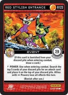 Image for Red Stylish Entrance (Panini: Vengeance) (R123) - Dragon Ball Z TCG