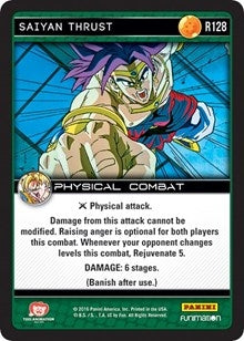 Image for Saiyan Thrust (Panini: Vengeance) (R128) - Dragon Ball Z TCG
