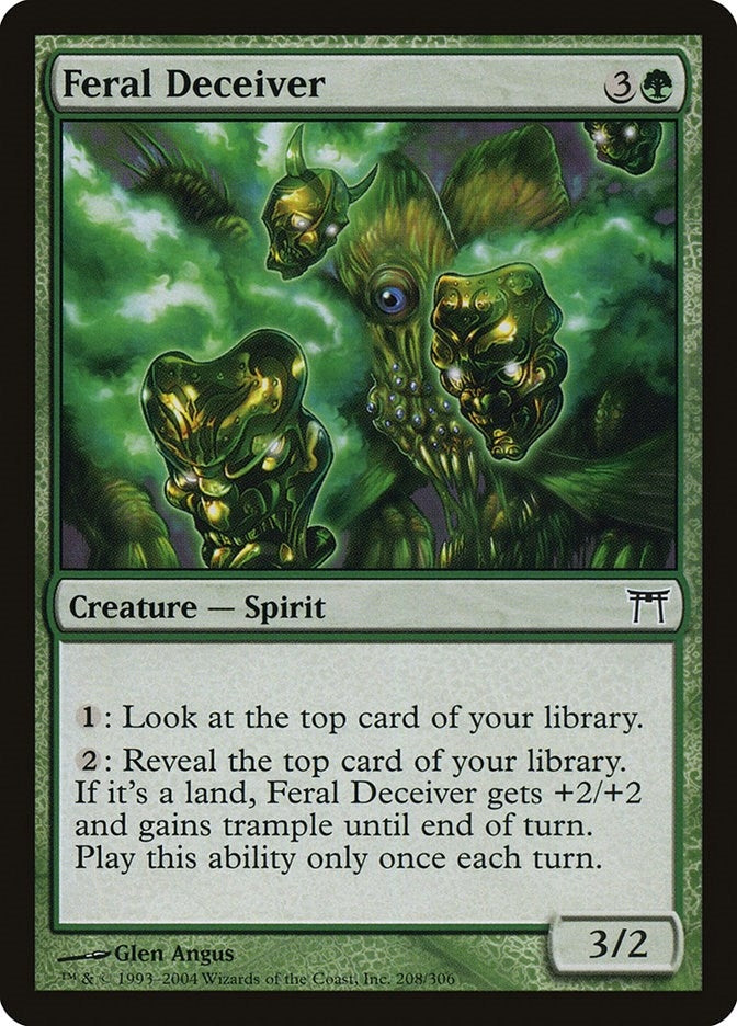 Image for Feral Deceiver (Champions of Kamigawa) (208) - Magic: The Gathering