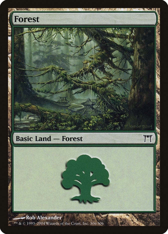 Image for Forest (306) (Champions of Kamigawa) (306) - Magic: The Gathering