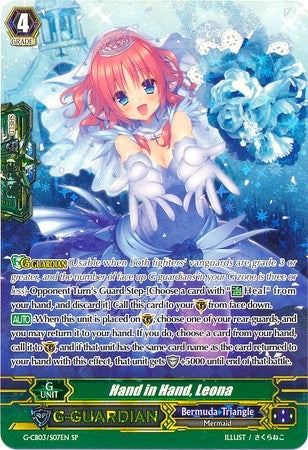 Image for Hand in Hand, Leona (SP) (G-CB03: Blessing of Divas) (G-CB03/S07EN) - Cardfight Vanguard
