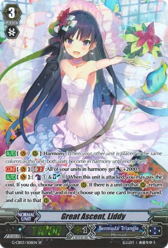 Image for Great Ascent, Liddy (SP) (G-CB03: Blessing of Divas) (G-CB03/S08EN) - Cardfight Vanguard