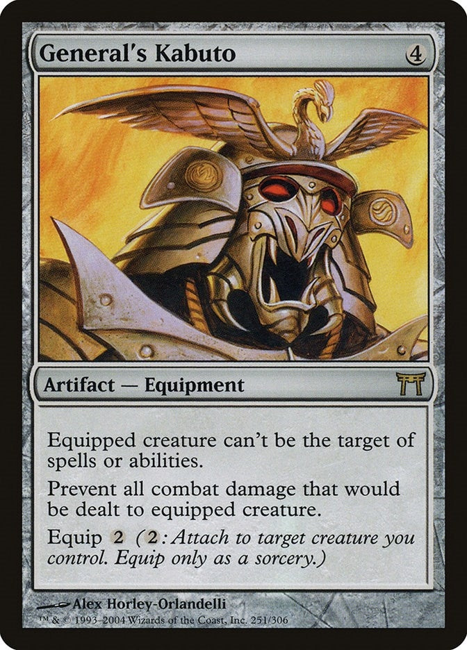 Image for General's Kabuto (Champions of Kamigawa) (251) - Magic: The Gathering