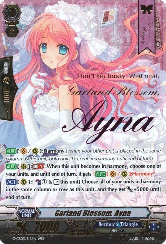 Image for Garland Blossom, Ayna (Wedding SP) (G-CB03: Blessing of Divas) (G-CB03/S12EN) - Cardfight Vanguard