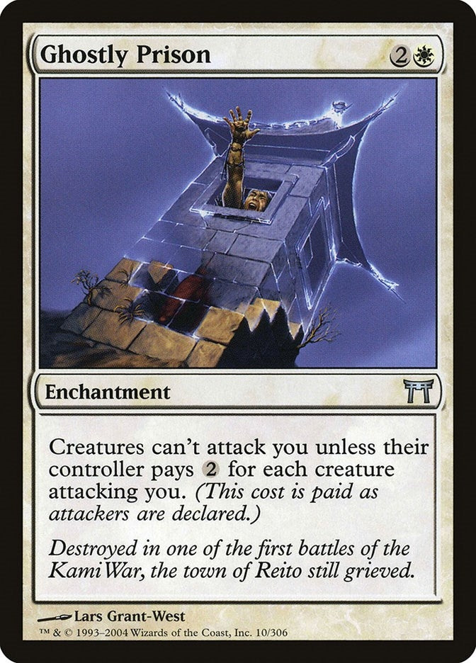 Image for Ghostly Prison (Champions of Kamigawa) (10) - Magic: The Gathering