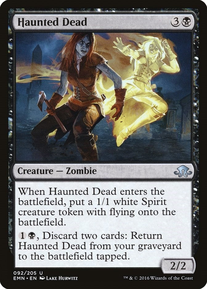 Image for Haunted Dead (Eldritch Moon) (92) - Magic: The Gathering