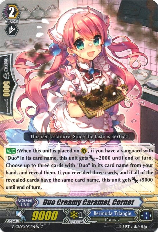 Image for Duo Creamy Caramel, Cornet (White) (G-CB03: Blessing of Divas) (G-CB03/031EN W) - Cardfight Vanguard