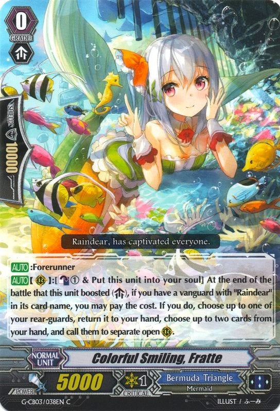 Image for Colorful Smiling, Fratte (G-CB03: Blessing of Divas) (G-CB03/038EN) - Cardfight Vanguard