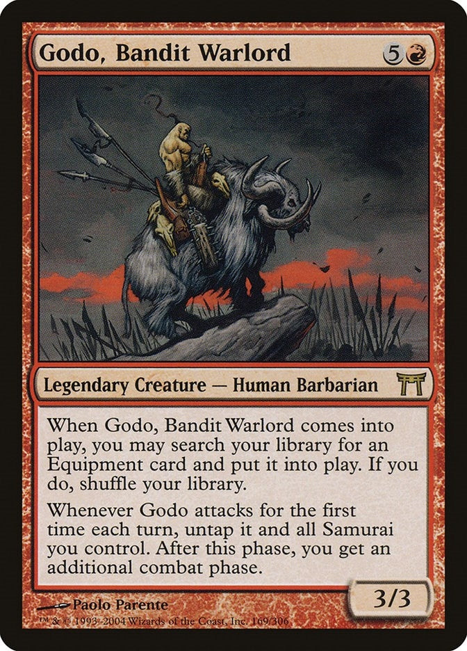 Image for Godo, Bandit Warlord (Champions of Kamigawa) (169) - Magic: The Gathering