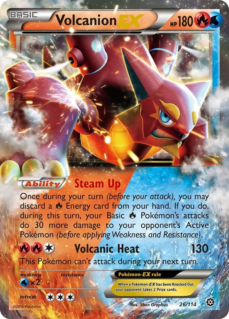 Image for Volcanion EX (XY - Steam Siege) (26/114) - Pokemon