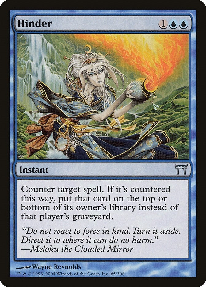 Image for Hinder (Champions of Kamigawa) (65) - Magic: The Gathering