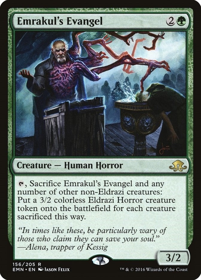 Image for Emrakul's Evangel (Eldritch Moon) (156) - Magic: The Gathering