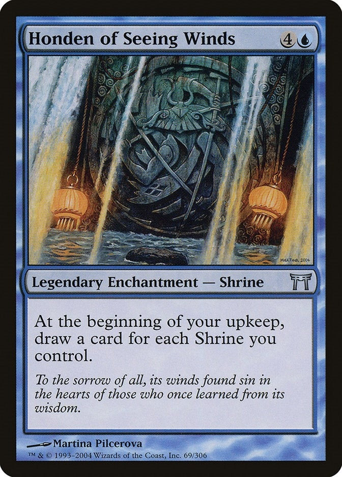 Image for Honden of Seeing Winds (Champions of Kamigawa) (69) - Magic: The Gathering