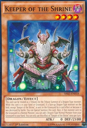 Image for Keeper of the Shrine (Structure Deck: Rise of the True Dragons) (SR02-EN018) - YuGiOh
