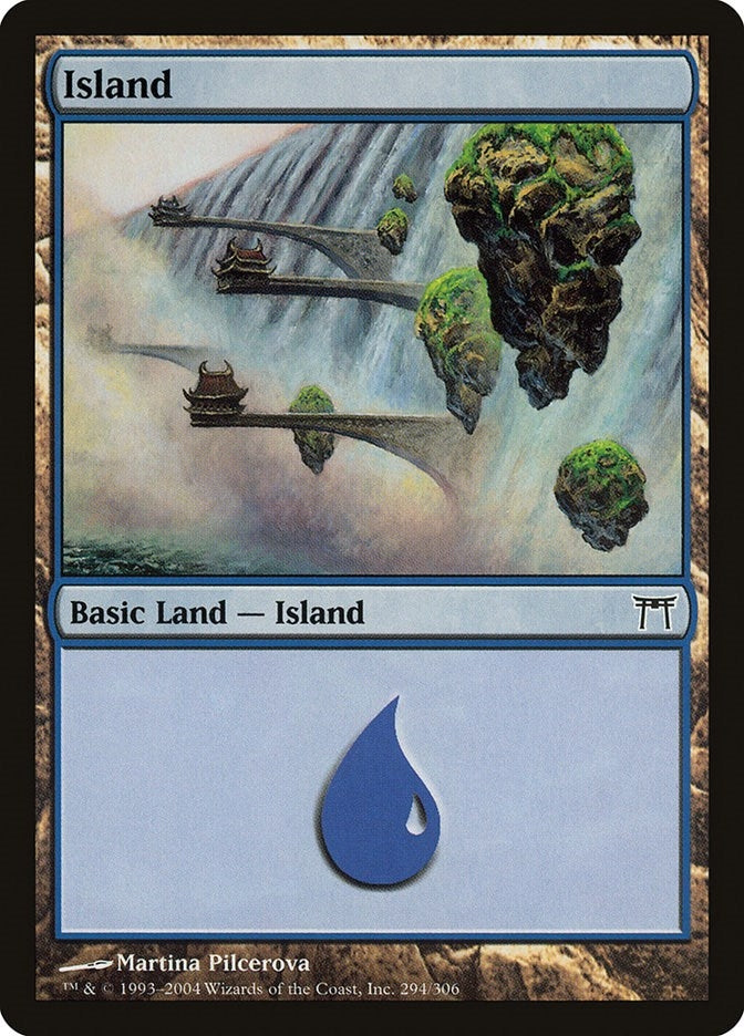 Image for Island (294) (Champions of Kamigawa) (294) - Magic: The Gathering