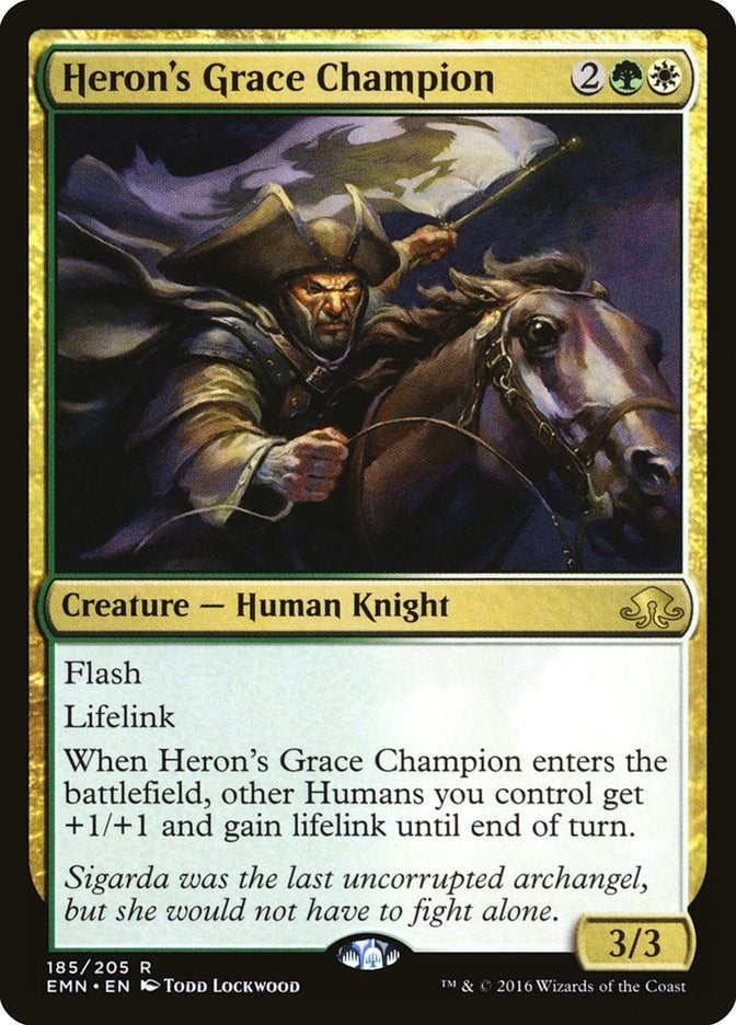 Image for Heron's Grace Champion (Eldritch Moon) (185) - Magic: The Gathering