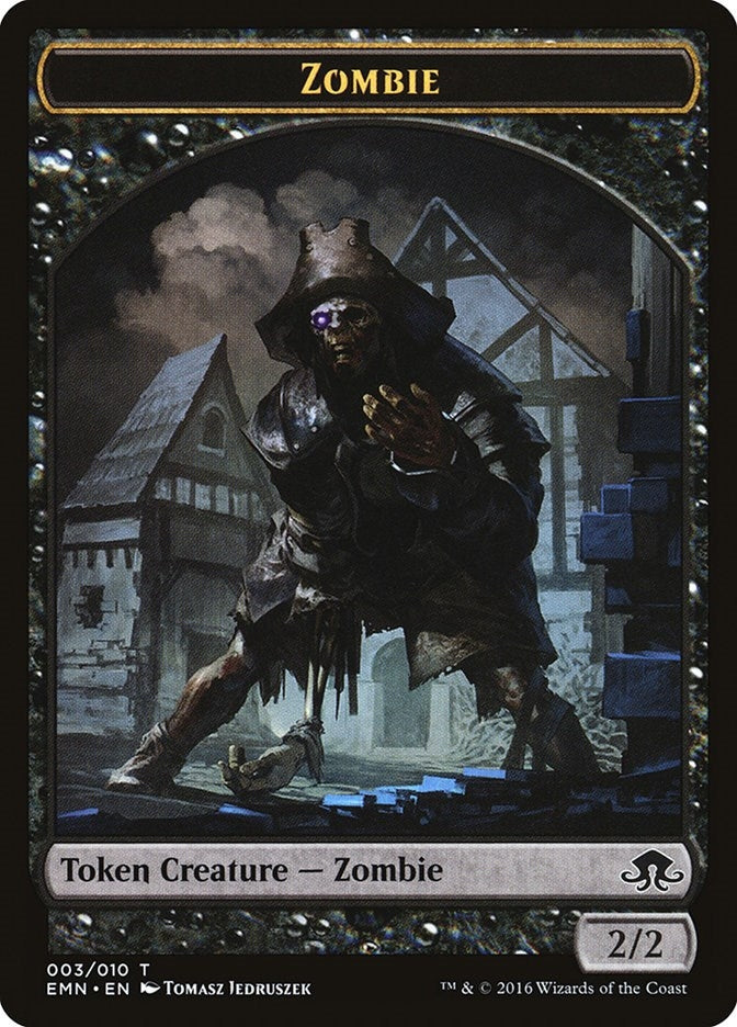 Image for Zombie Token (003) (Eldritch Moon) (3) - Magic: The Gathering