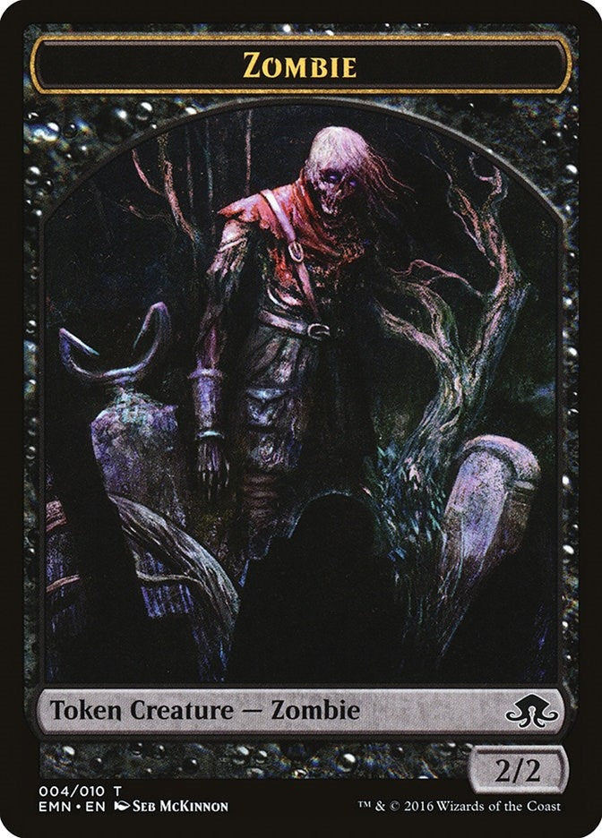 Image for Zombie Token (004) (Eldritch Moon) (4) - Magic: The Gathering