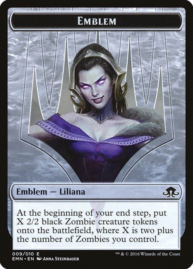 Image for Emblem - Liliana, the Last Hope (Eldritch Moon) (9) - Magic: The Gathering