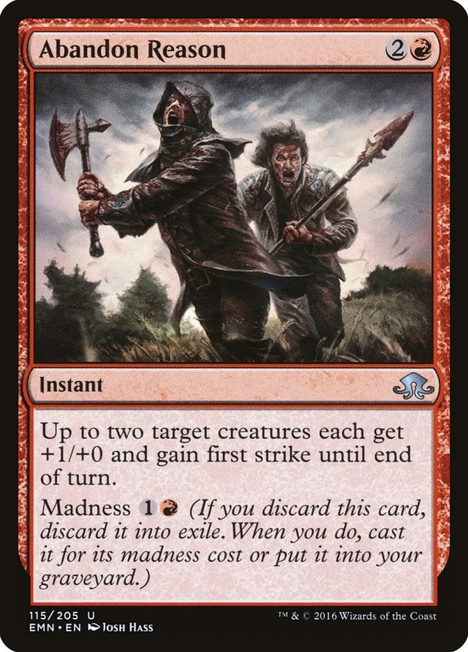 Image for Abandon Reason (Eldritch Moon) (115) - Magic: The Gathering