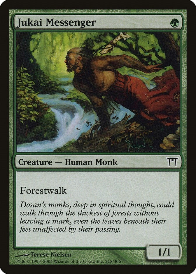 Image for Jukai Messenger (Champions of Kamigawa) (218) - Magic: The Gathering