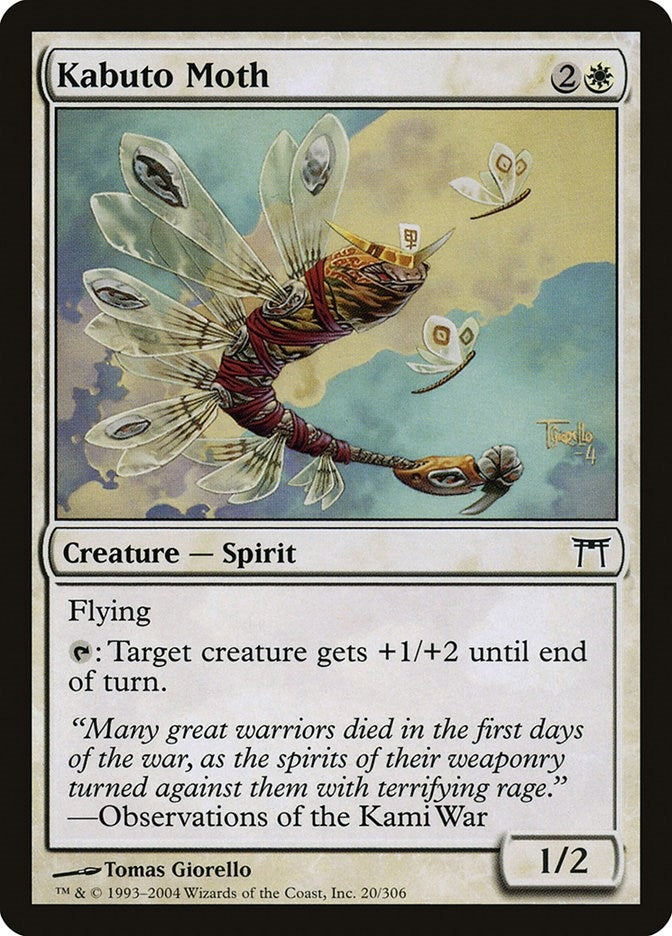 Image for Kabuto Moth (Champions of Kamigawa) (20) - Magic: The Gathering