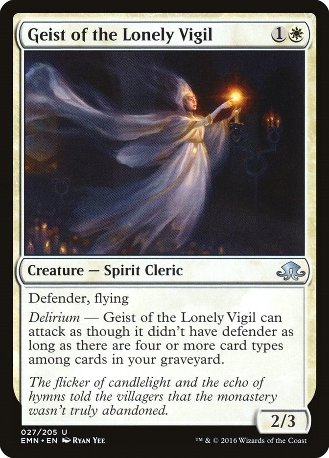 Image for Geist of the Lonely Vigil (Eldritch Moon) (27) - Magic: The Gathering